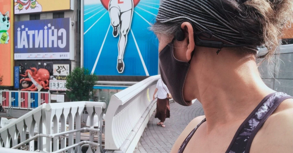 道頓堀ウォーキング中